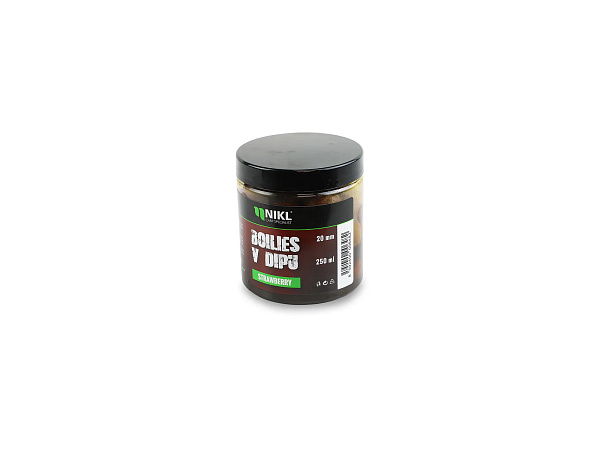 Nikl Boilies v dipu Strawberry 250ml