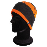 Fox - zimní Čepice Black Orange Beanie