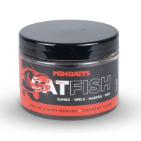 Mikbaits - Boilie v dipu Catfish 500ml  30x25mm - Zraněný úhoř