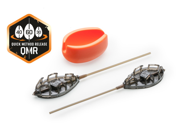 Mivardi Sada rychlovýměnných method krmítek QMR Grip XL long (50g + 60g + mould)