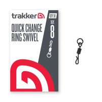 Trakker Products Trakker Obratlíky QC Ring Swivel vel.8, 10ks