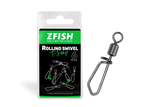 ZFISH - Obratlík Rolling swivel with T Snap