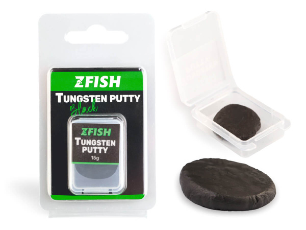 ZFISH Plastické Olovo Tungsten Putty Black 