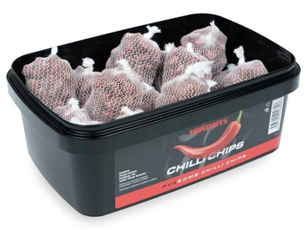 Mikbaits - Chilli Chips PVA Bomb 15ks, Chilli Chips