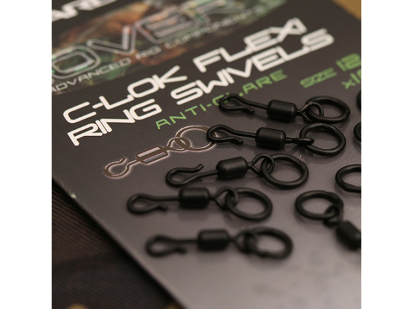 Obratlíky Gardner C-Lok Flexi-Ring Swivels, vel.12, 10ks