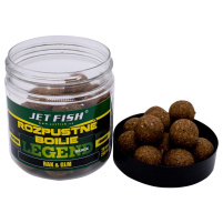 JET FISH - Rozpustné boilies LR 24mm 250ml - Žlutý impuls - Rak & glm