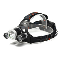 TRIXLINE - Čelovka 10W CREE XM-L, T6+2X3W, 400 Lumens