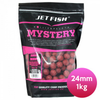 JET FISH - Boilie Mystery 24mm 1kg - jahoda/moruše