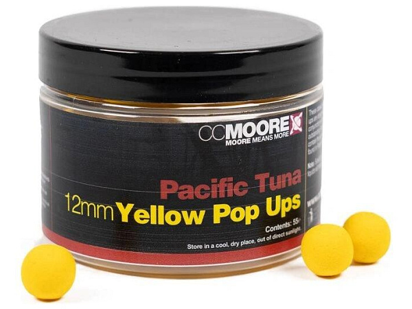 CC Moore - POP UPS Pacific Tuna, 12mm, 55ks, Yellow