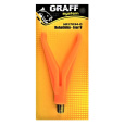 GRAFF - Rohatinka tvar V oranžová