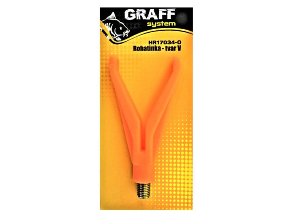 GRAFF - Rohatinka tvar V oranžová