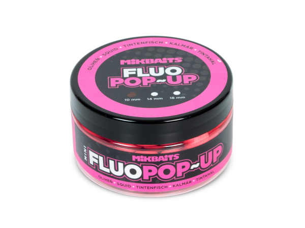 Mikbaits - Plovoucí Fluo mini boilie 100ml, 10mm