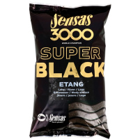 Sensas - Krmítková směs 3000 Super Black Lake, 1kg