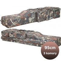 SURETTI - Pouzdro na pruty tříkomorové Camo - 95cm