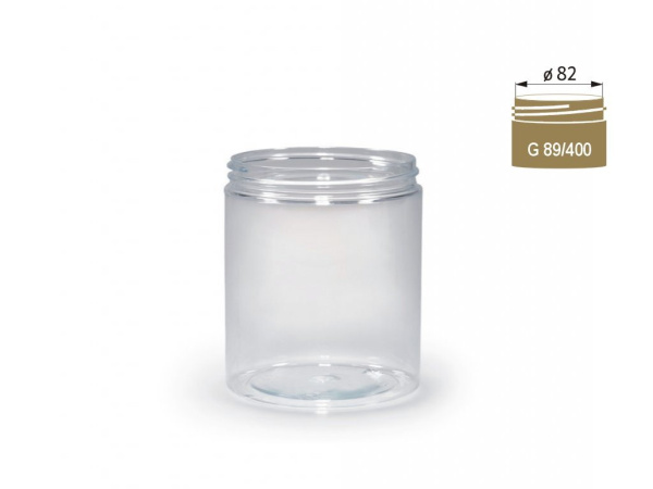 CADOX - Dóza šroubovací s černým víčkem - 500ml