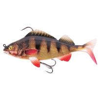Fox Rage - Nástraha Replicant perch s háčkem a trojháčkem 18cm, 85g, natural perch