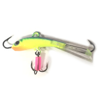 JAXON - Marmyška vertikál zeleno / žlutá 4,5g - 3,5cm