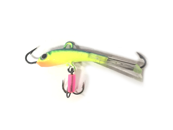 JAXON - Marmyška vertikál zeleno / žlutá 4,5g - 3,5cm