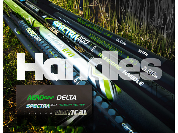 ZFISH Podběráková Tyč Aero Grip Travel 2.70m