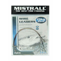 MISTRALL- Lanko WIRE LEADERS 1x7 25cm 15kg