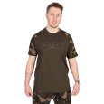 Fox tričko Khaki/Camo Outline T-Shirt