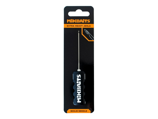 MIKBAITS - Boilie jehla Extra Heavy bílá extra tvrdá delší bez zobáčku