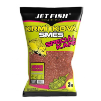 JET FISH - Krmítková směs 3kg - Jahoda