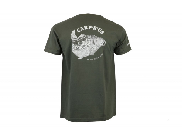 Carp´R´Us Tričko Mouthsnagger army zelená