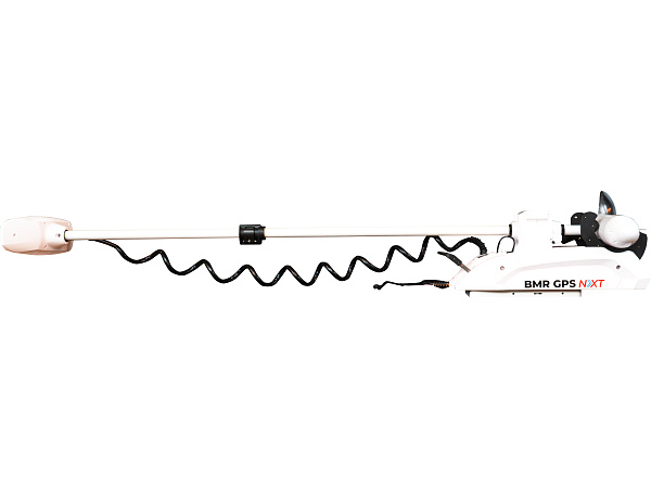 Rhino příďový elektromotor BMR GPS NxT 65 Longshaft 12V electric outboard motor white