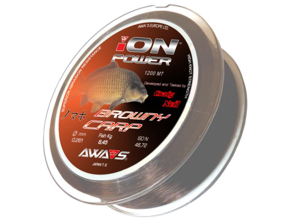 AWA-SHIMA - Silon ION Power Browny Carp 1200m