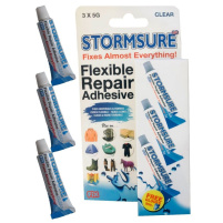 Snowbee Lepidlo Stormsure Clear Adhesive 3 x 5g