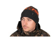 Fox Collection Beanie Hat - Black & Orange