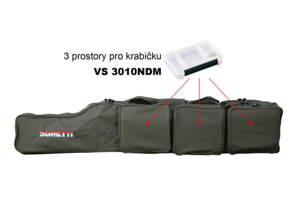 SURETTI - Pouzdro na pruty dvoukomorové 