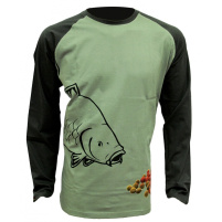 Zfish Tričko Boilie T-Shirt Long Sleeve - Velikost L