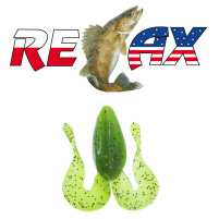 Relax - Gumová nástraha Banjo Frog 3 Barva - L002 - blister 2ks - 9cm - VÝPRODEJ