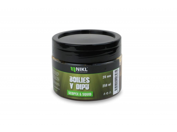 Karel Nikl - Boilies v dipu Scopex & Squid 250g