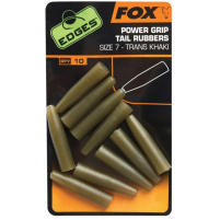 FOX - Převlek na závěsku na olovo Power grip tail rubbers trans khaki