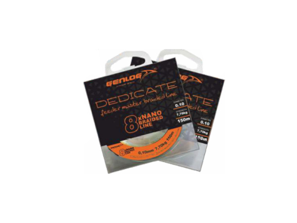 GENLOG PLETENÁ ŠŇŮRA DEDICATE FEEDER MASTER BRAIDED LINE 150m - 0.10mm - VÝPRODEJ