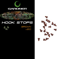 Gardner Zarážka zvonová Covert Hook Stops|Brown (hnědé)