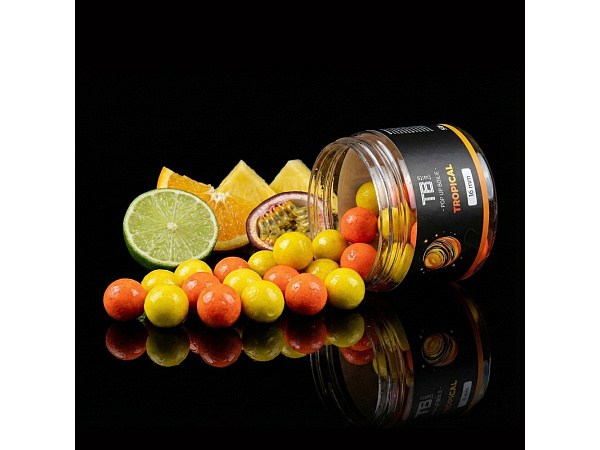 TB Baits Dipované Pop Up Tropical + NHDC 50 g - 12 mm