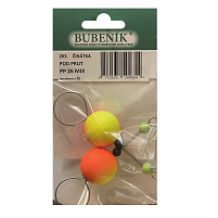 Bubeník - Číhátko pod prut 26mm, 2ks barva žlutá,červená Výprodej 
