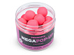 Mikbaits - Plovoucí Fluo boilie Mega 300ml, 25mm - Jahoda