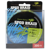 Giants fishing Splétaná šňůra Spod Braid Fluoro Yellow 300m|0,28mm/30lb(13,6kg)