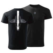 Giants fishing Tričko pánské černé Šupináč hlava|vel. 3XL