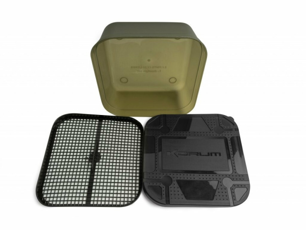 KORUM - Miska Se Sítem Maggot Tub and Riddle, 1,2 l