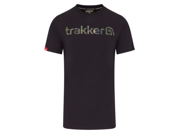 Trakker Products Trakker Tričko CR Logo T-shirt Black Camo