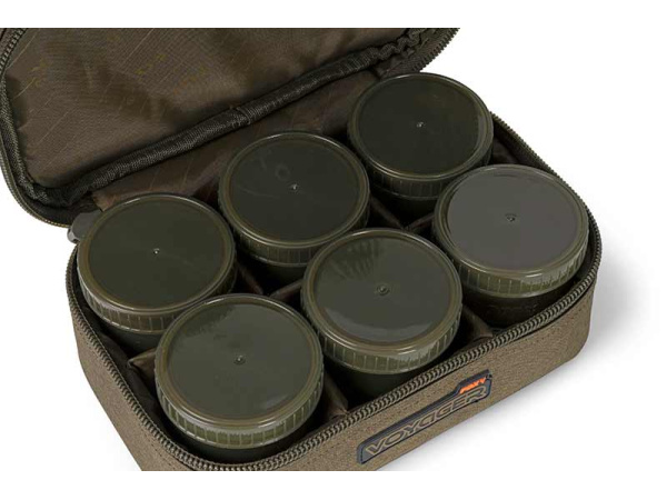 Fox pouzdro Voyager 8 Pot Hookbait Case