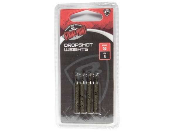 FOX - Rage Strike Závažíčka Strike Point Dropshot Weight, 5g, bal. 4ks
