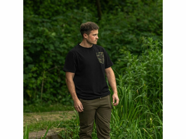 AVID CARP - Tričko Cargo T Shirt Black 