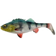 SAVAGE GEAR - Nástraha 4D Perch shad 12,5cm / 20g - Firetiger - VÝPRODEJ